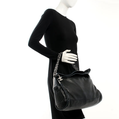 Chanel Lambskin Large Ultimate Soft Tote Black 2 of 14