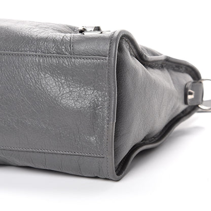 Balenciaga Agneau Silver Metallic Edge Hardware City Gris Cendre 9 of 11