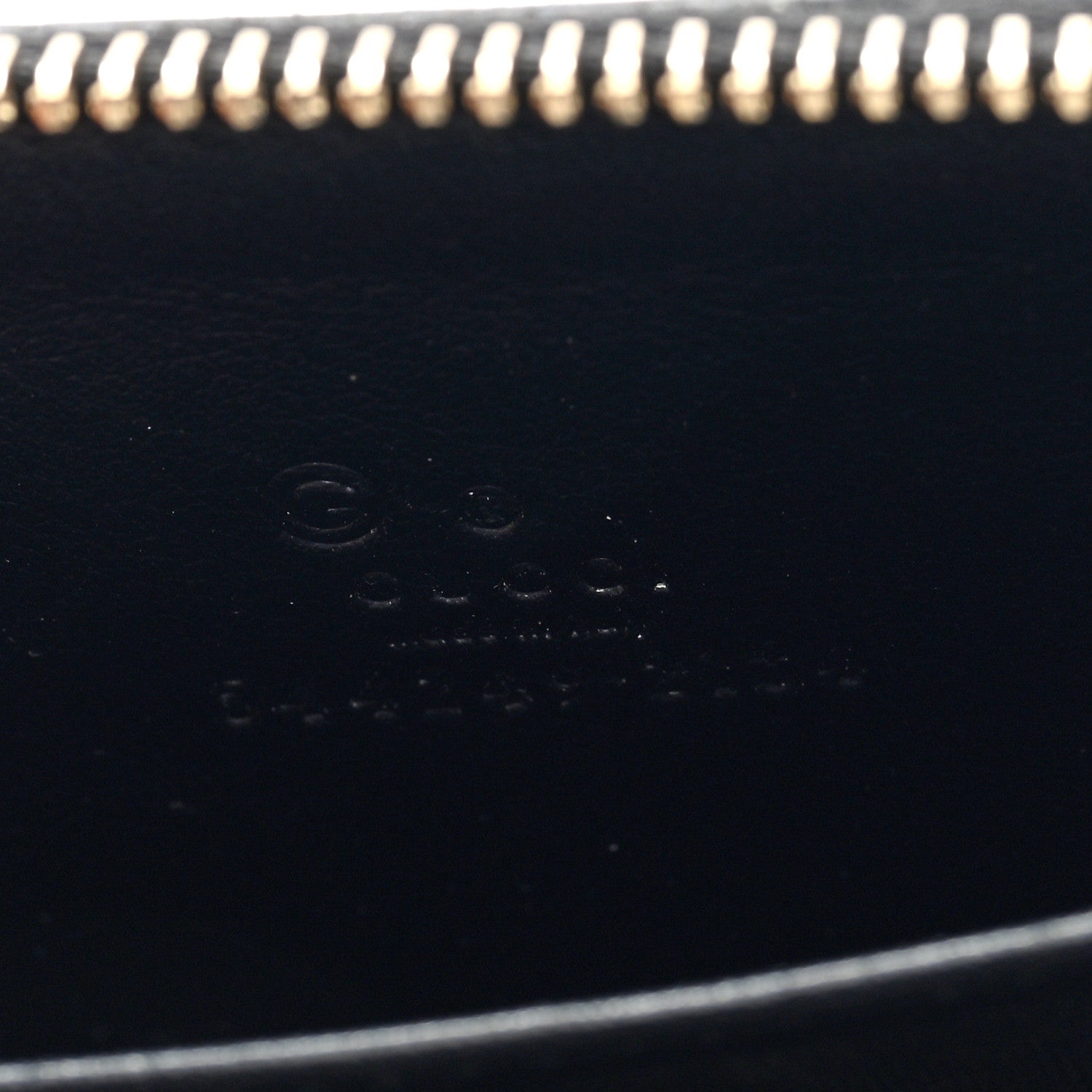 Gucci Microguccissima Zip Around Card Case Black 6 of 6