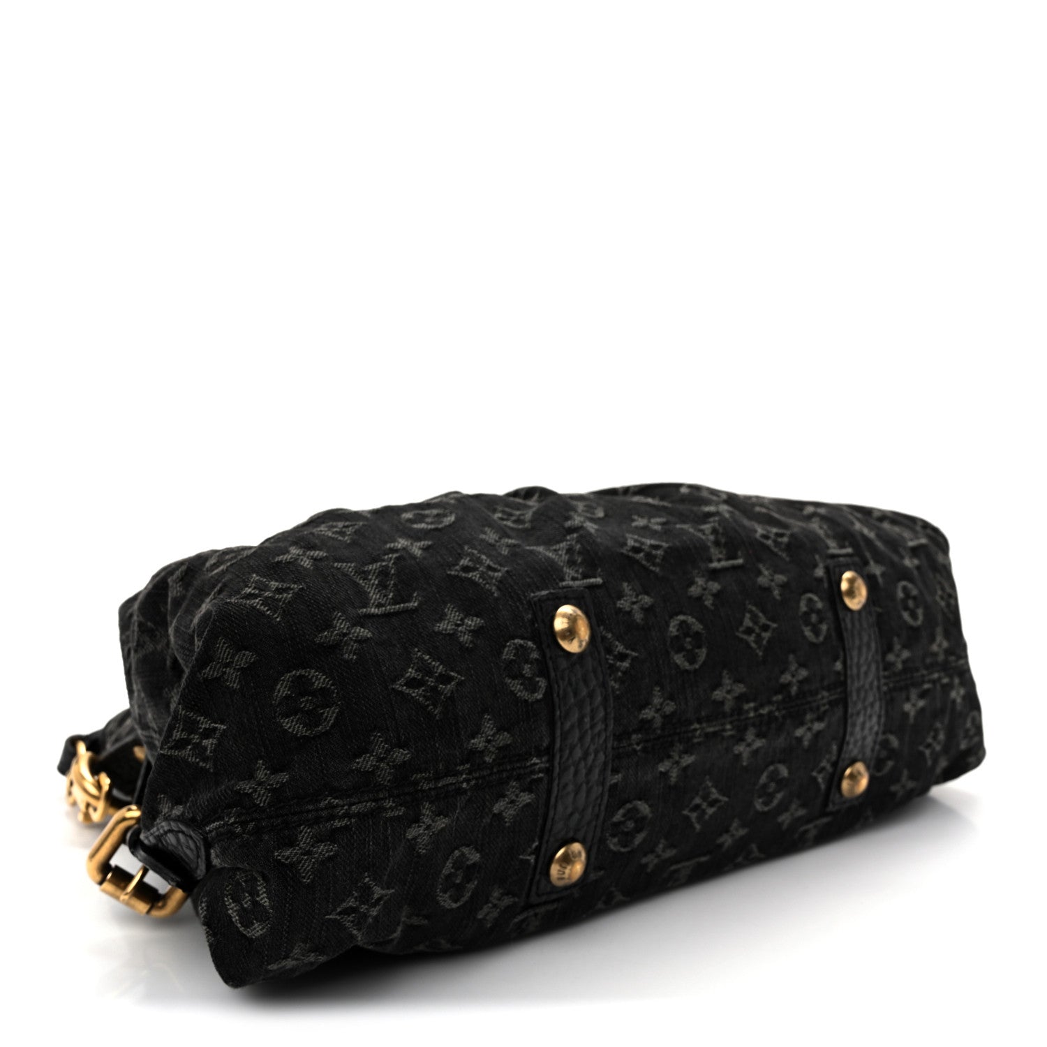 Louis Vuitton Denim Neo Cabby MM Black 4 of 11