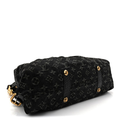 Louis Vuitton Denim Neo Cabby MM Black 4 of 11