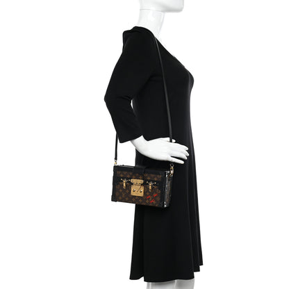 Louis Vuitton Monogram Petite Malle Black 2 of 11