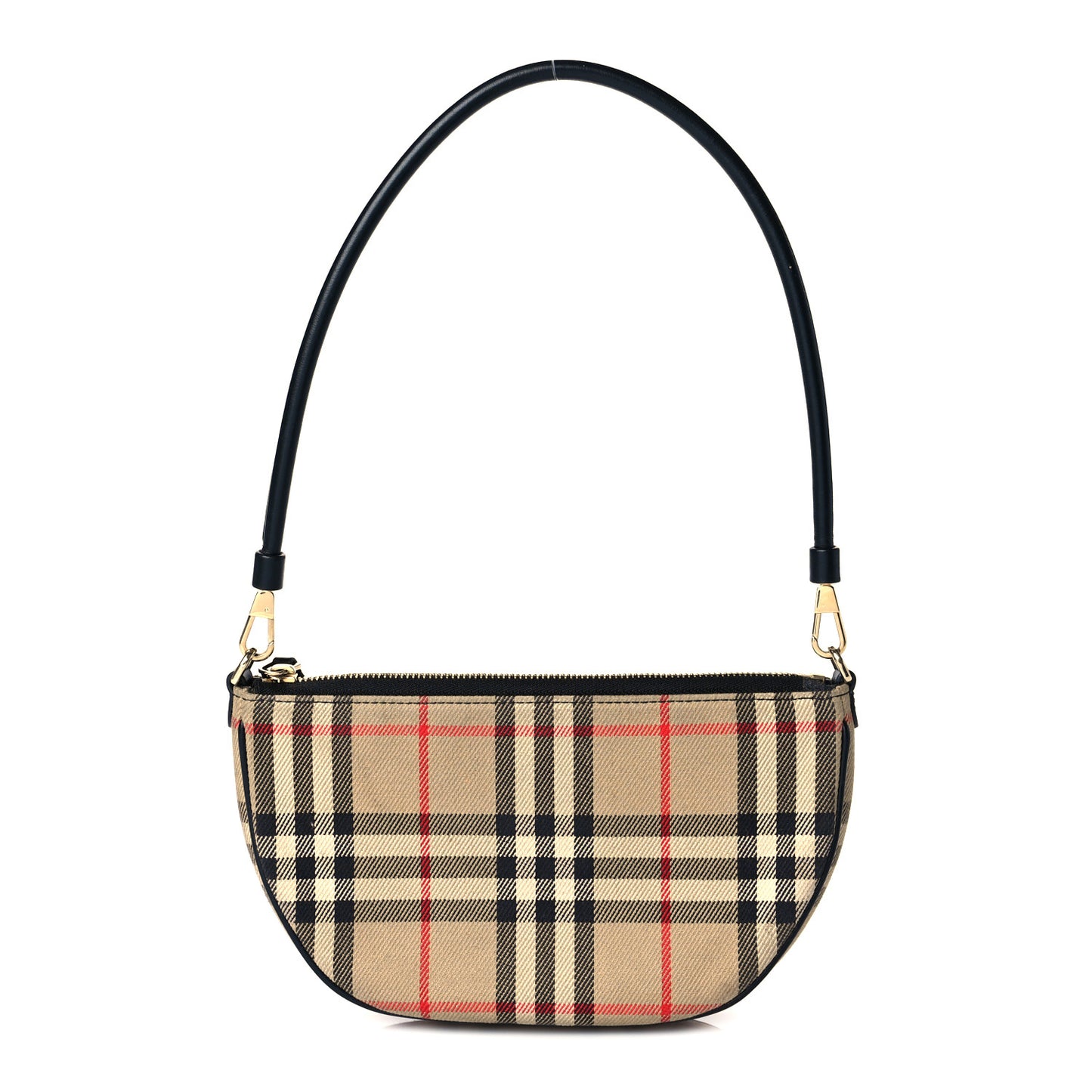 Vintage Check Calfskin Olympia Pouch Archive Beige