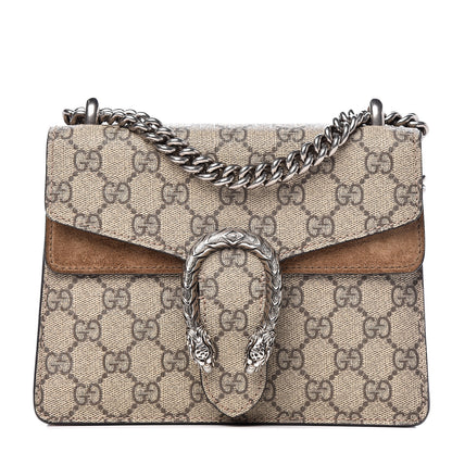 Gucci GG Supreme Monogram Mini Dionysus Shoulder Bag Taupe 1 of 10