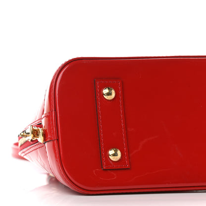 Louis Vuitton Vernis Alma BB Cherry 9 of 10