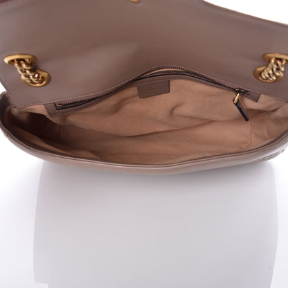 Gucci Calfskin Matelasse Medium GG Marmont Shoulder Bag Porcelain Rose 6 of 13