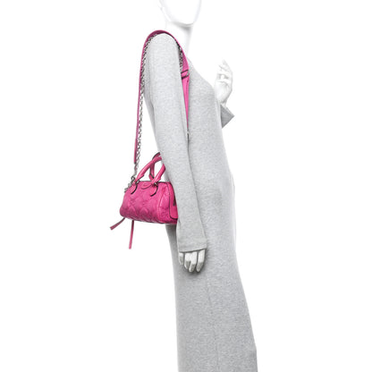 Gucci Nylon Calfskin Enamel GG Matelasse Mini Bowler Bag Lovely 2 of 10