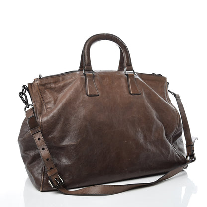 Prada Glace Calf Ombre Bauletto Argilla Sfumato 3 of 27
