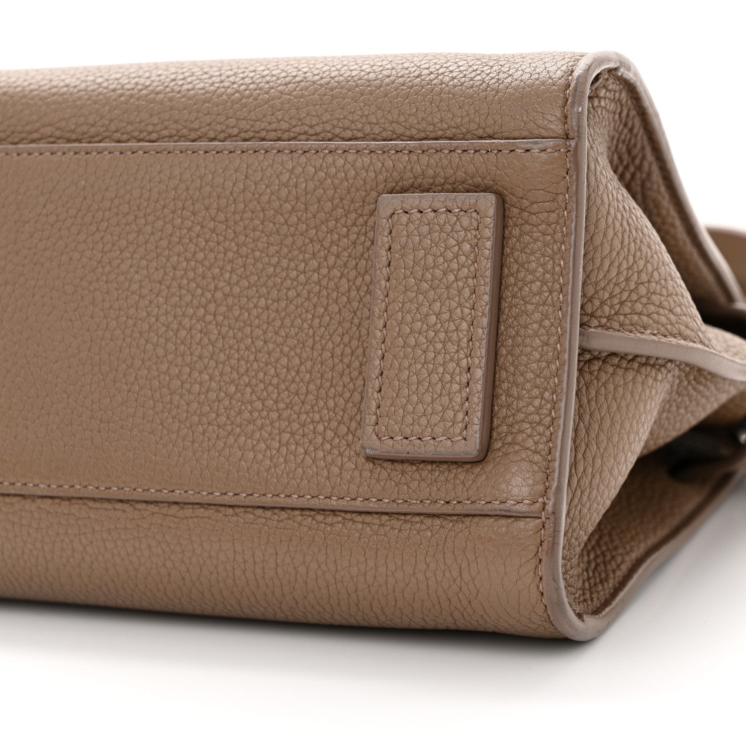Saint Laurent Grained Calfskin Nano Supple Sac De Jour Taupe 10 of 14