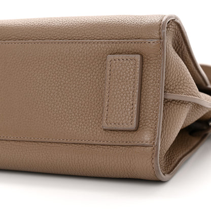 Saint Laurent Grained Calfskin Nano Supple Sac De Jour Taupe 10 of 14