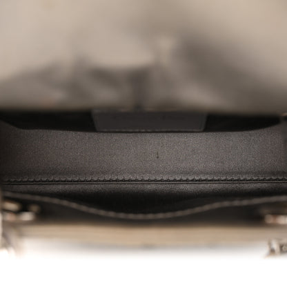 Christian Dior Satin Crystal Cannage Mini Lady Dior Gray 5 of 22