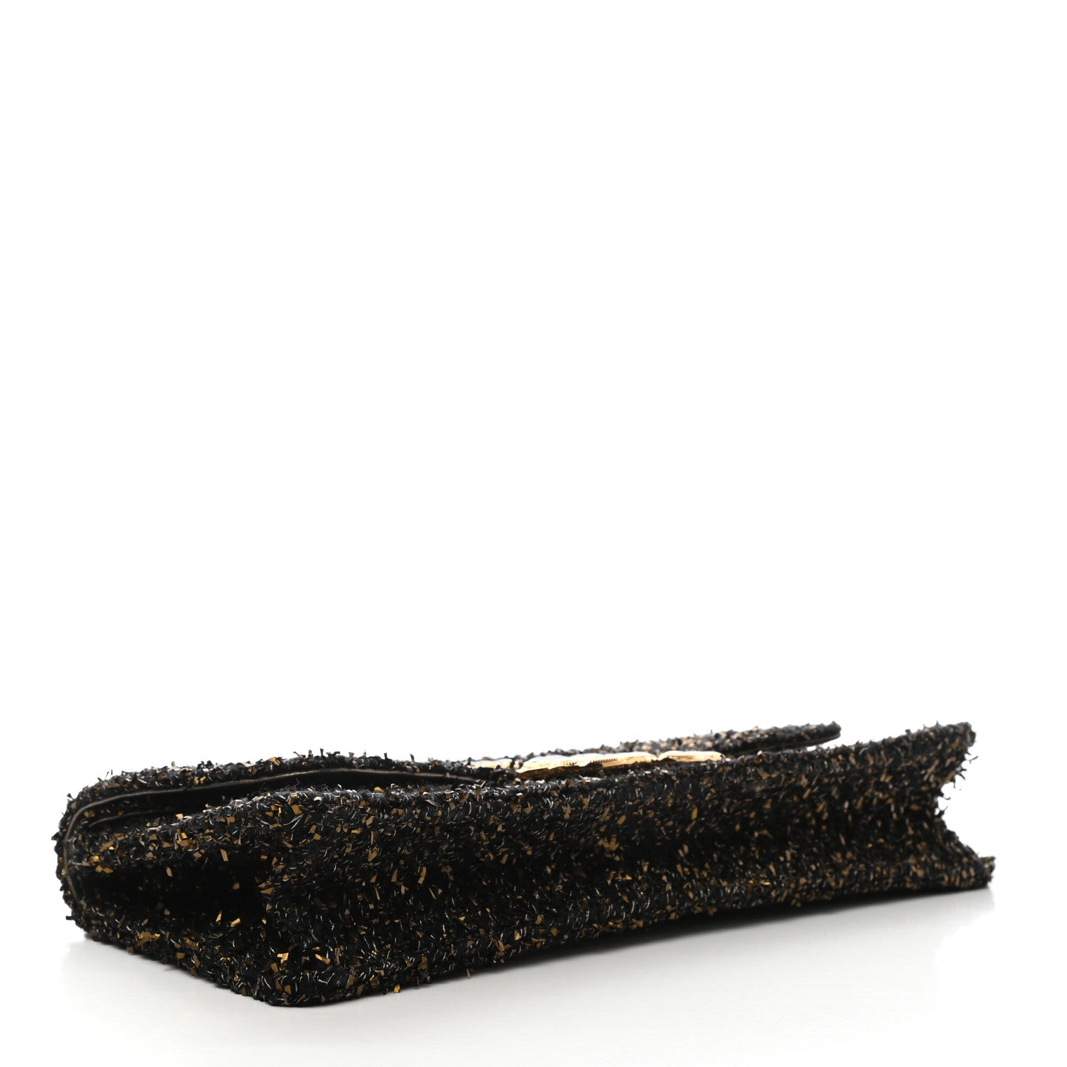 Chanel Tweed Evening In Egypt Clutch Black Gold 3 of 7