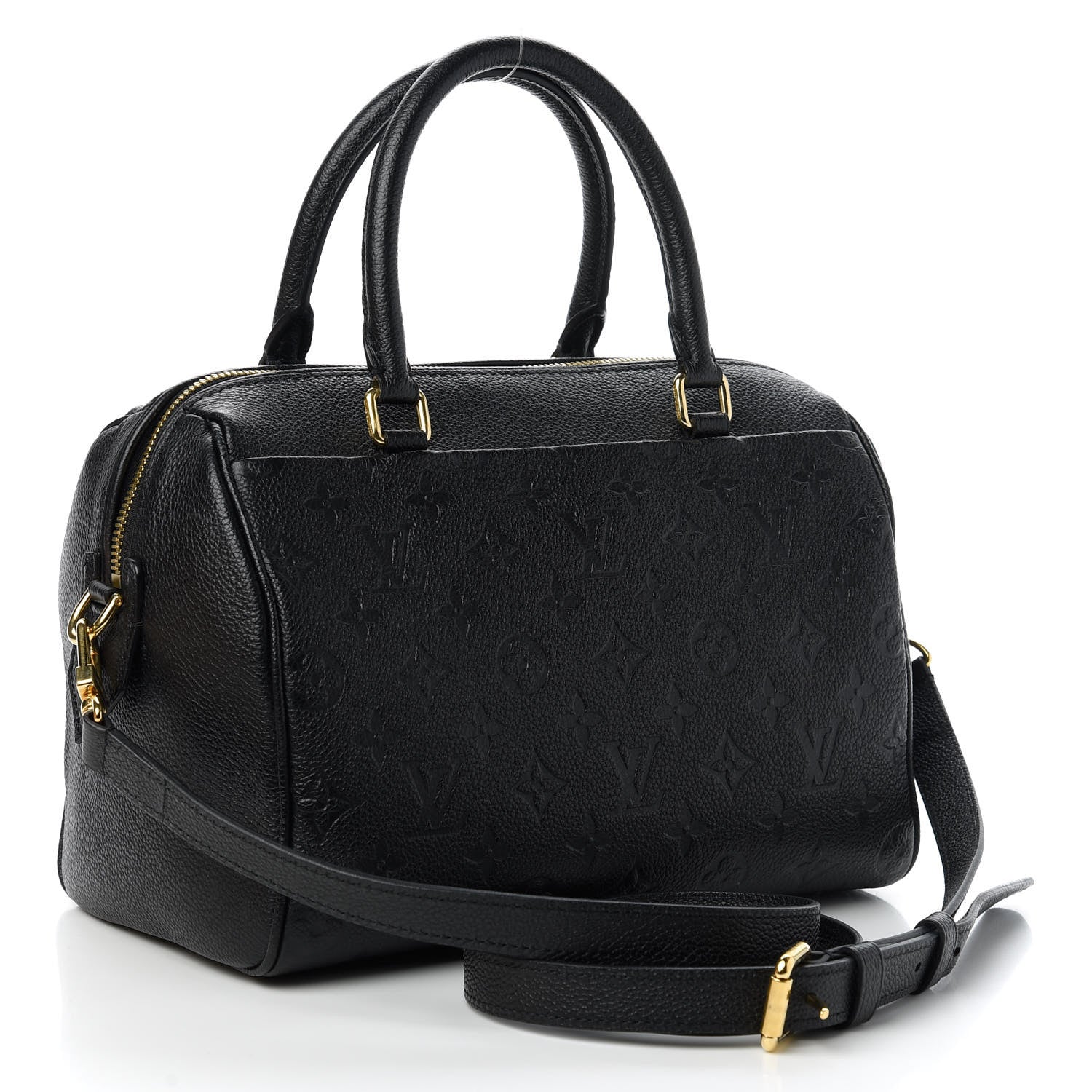 Louis Vuitton Empreinte Speedy Bandouliere 25 NM Black 3 of 11