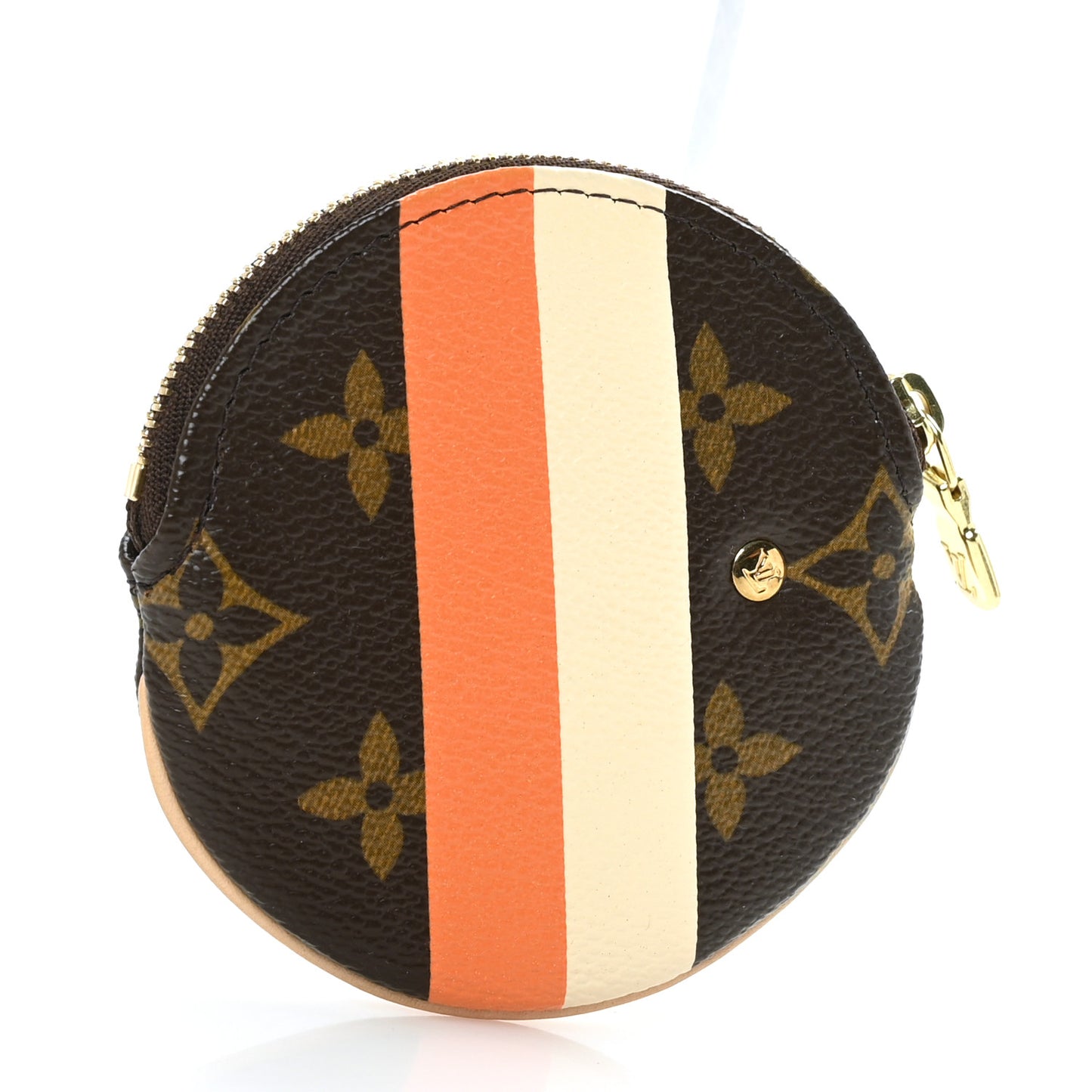 Monogram Groom Round Coin Purse