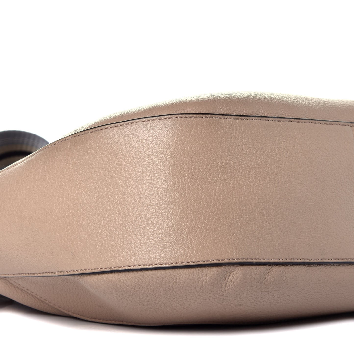 Vitello Daino Zippered Hobo Messenger Cammeo