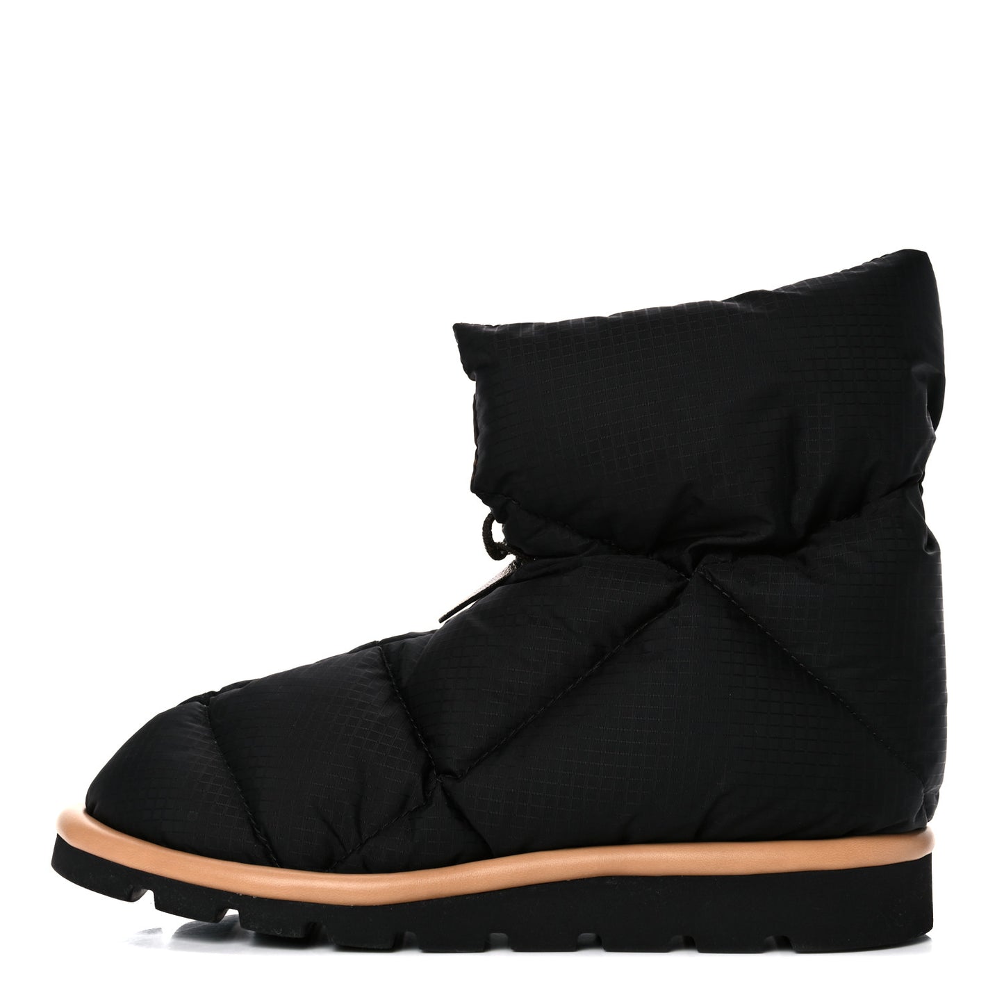Nylon Monogram Pillow Comfort Ankle Boot 39 Black