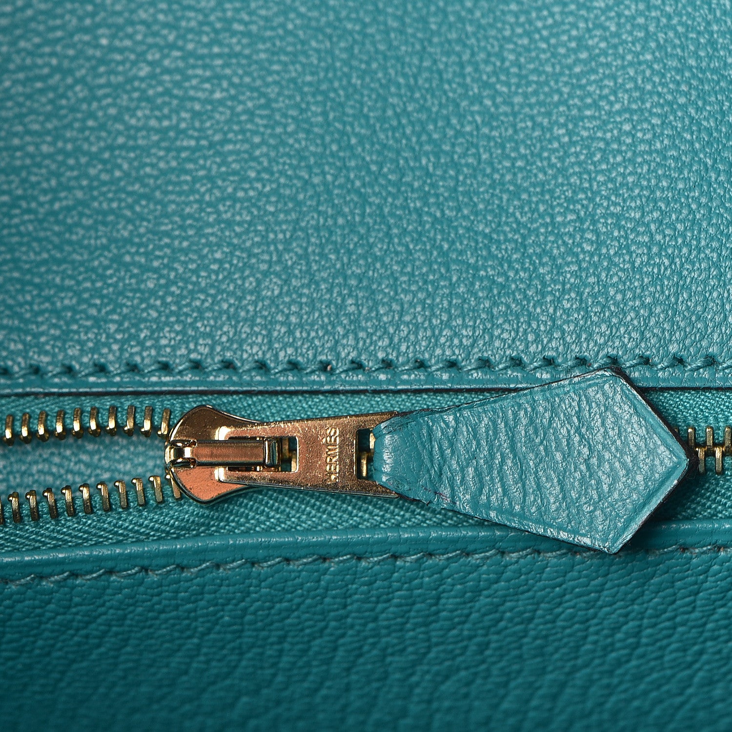 Hermes Chevre Mysore Horseshoe Birkin 30 Bleu Hydra Bleu Paon 24 of 34
