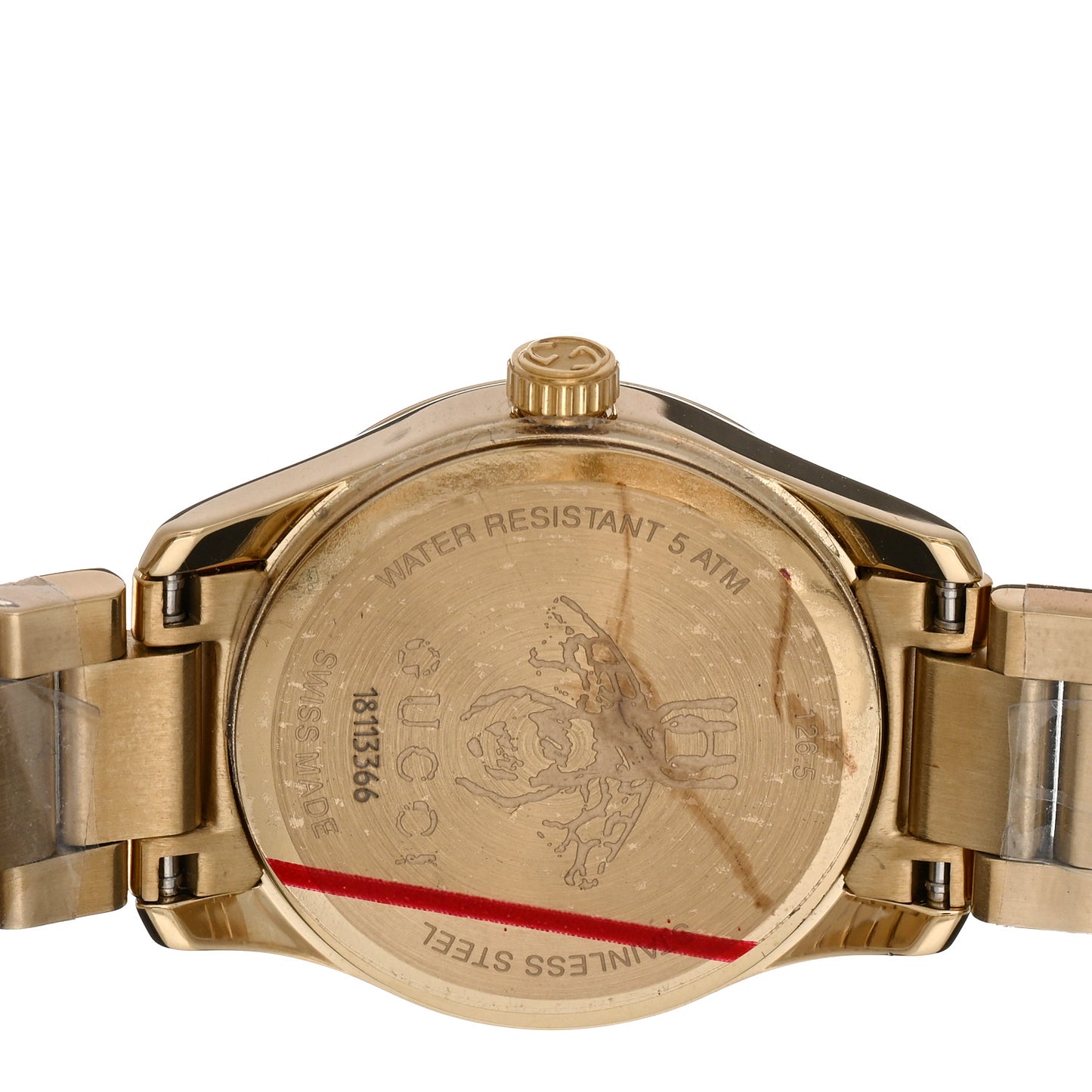 Stainless Steel 27mm G-Timeless Charm Quartz Watch Gold