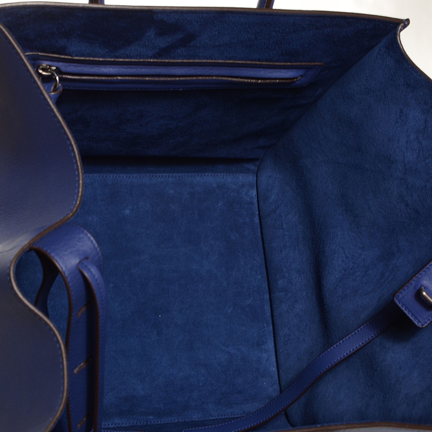 Celine Supple Calfskin Medium Phantom Luggage Indigo 5 of 7