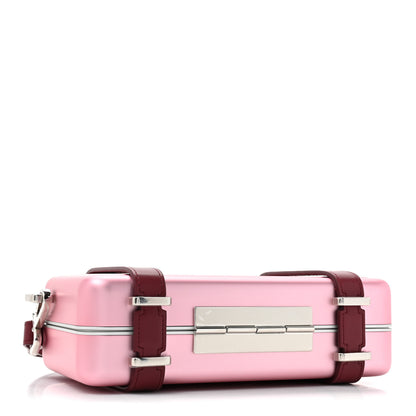 Christian Dior CHRISTIAN DIOR X RIMOWA Aluminum Personal Clutch On Strap Rose 4 of 13