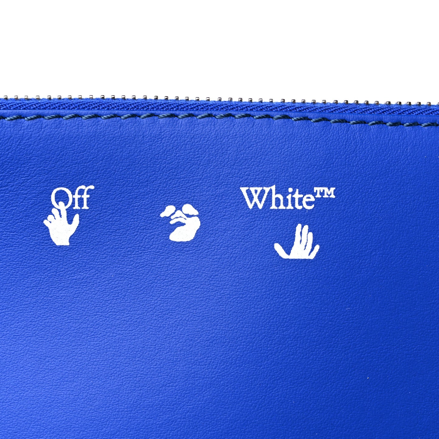 Coated Canvas Arrow Print Day Off Tote Bag Cobalt Blue