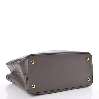 Prada Saffiano Lux Small Tote Grafite 5 of 9