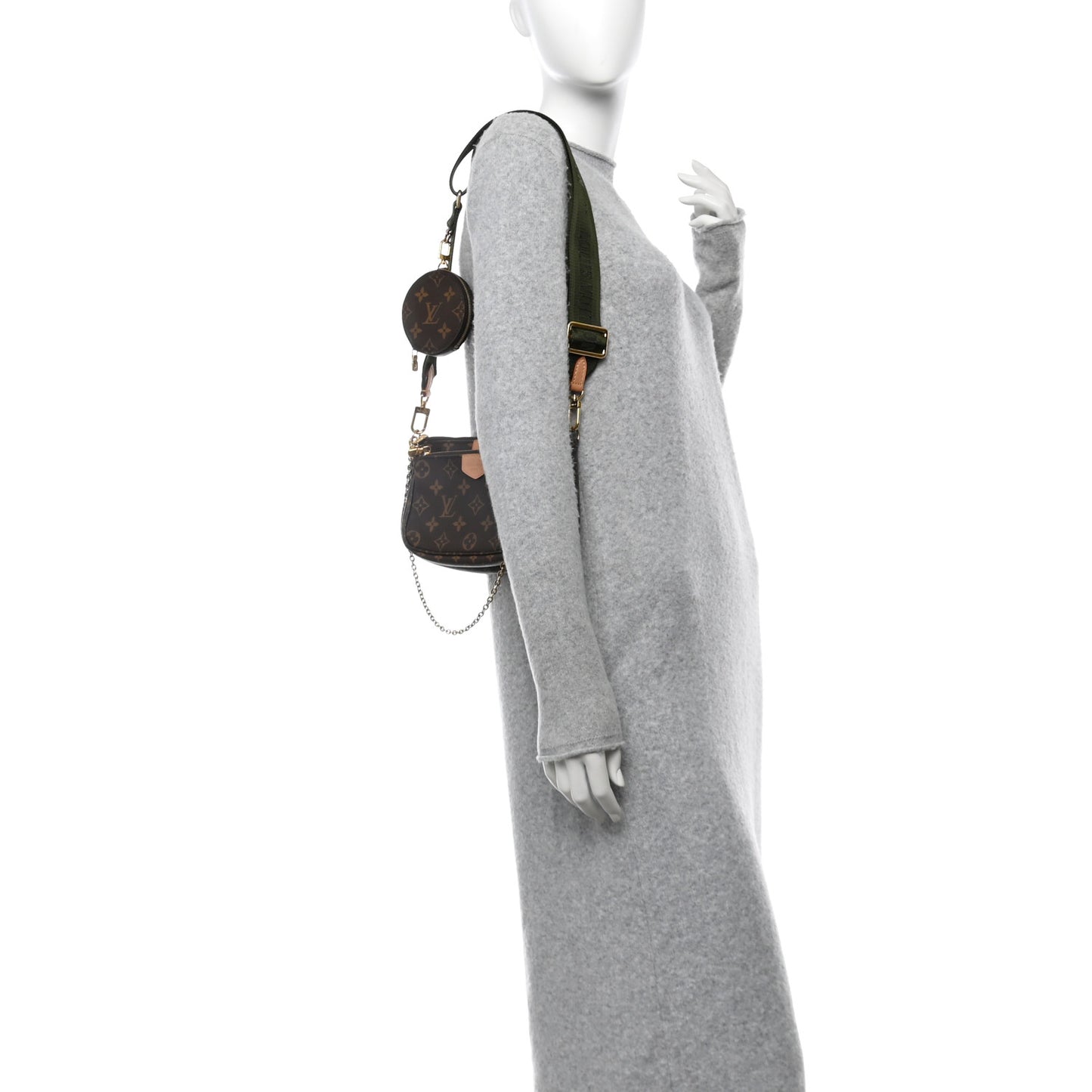 Monogram Multi Pochette Accessories Kaki