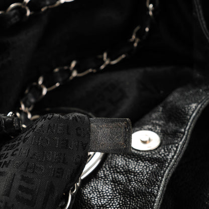Chanel Distressed Caviar XL Coco Cabas Black 7 of 7
