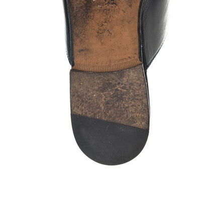 Gucci Calfskin Womens Princetown Slippers 37.5 Black 11 of 17