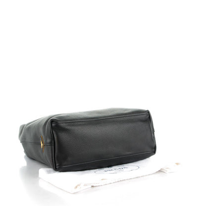 Prada Vitello Daino Tote Nero Black 4 of 8