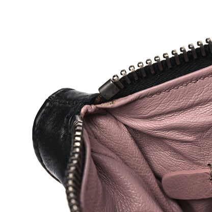 Prada Calfskin Screw Chain Bag Black 5 of 10