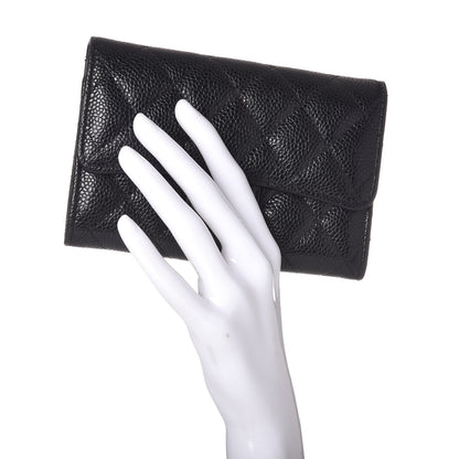 Chanel Caviar Quilted Small Flap Wallet Black 2 of 13