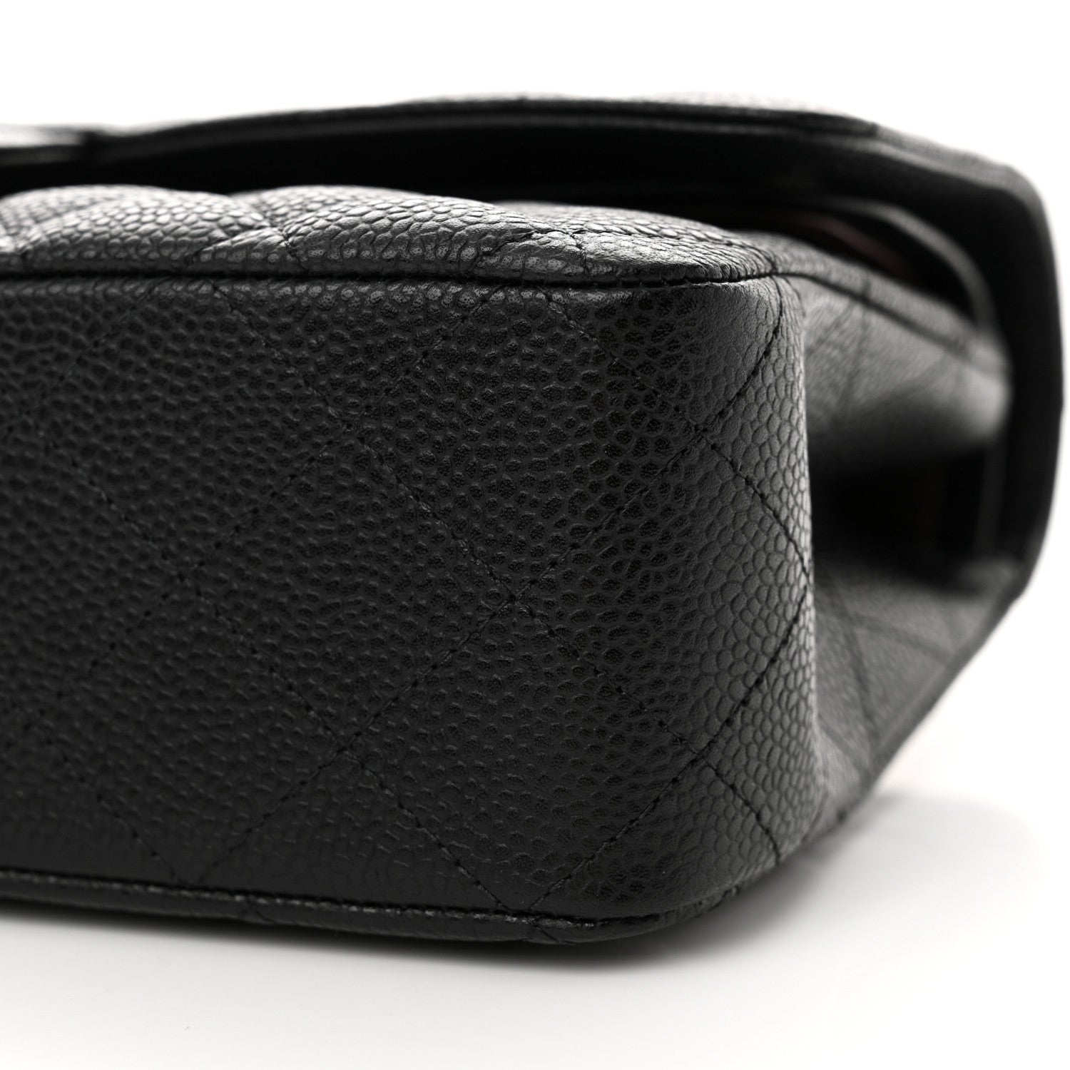 Chanel Caviar Quilted Medium Double Flap Black 10 of 11