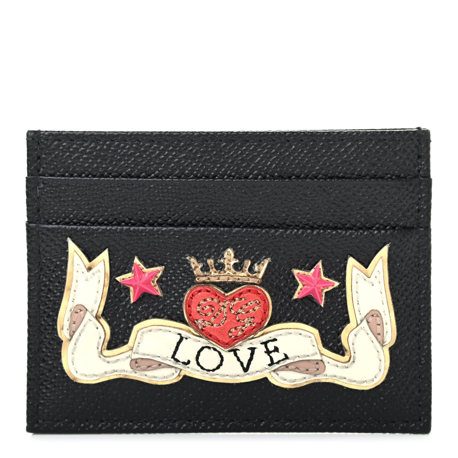 Dolce & Gabbana Dauphine Love Card Holder Black 1 of 6