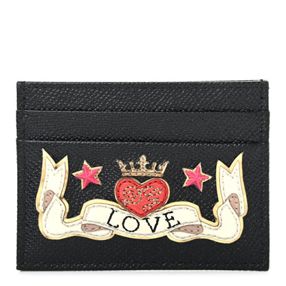 Dolce & Gabbana Dauphine Love Card Holder Black 1 of 6