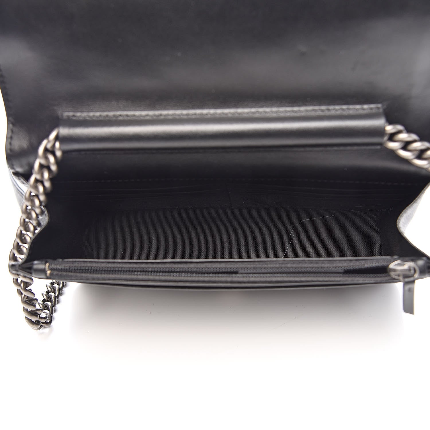 Chanel Caviar Quilted Boy Wallet On Chain WOC Black 5 of 11