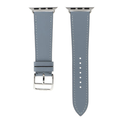 Hermes Swift 40mm Apple Watch Single Tour Band Bleu Lin 1 of 7