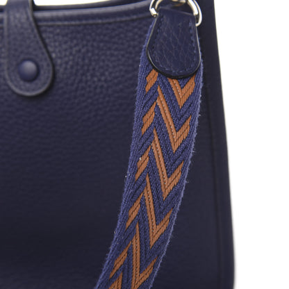 Hermes Taurillon Clemence Amazone Evelyne TPM Bleu Encre 11 of 12