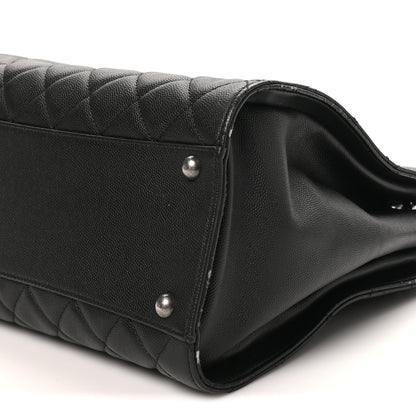 Chanel Caviar Quilted Medium CC Bucket Bag Black 9 of 11
