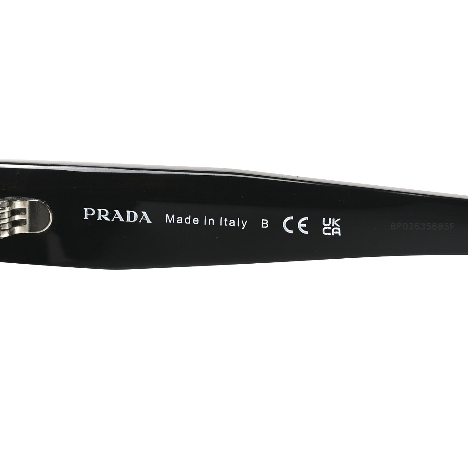 Prada Acetate Symbole SPR 19W Sunglasses Black 5 of 7
