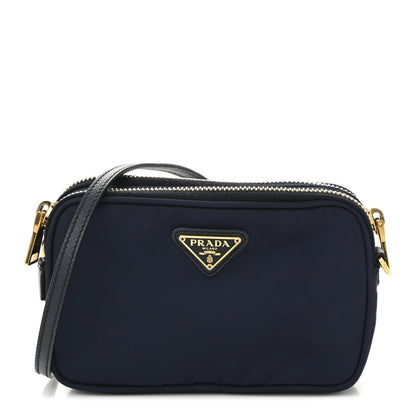 Prada Tessuto Nylon Mini Camera Crossbody Royal 1 of 12