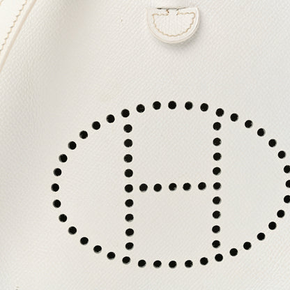 Hermes Epsom Evelyne TPM White 8 of 14