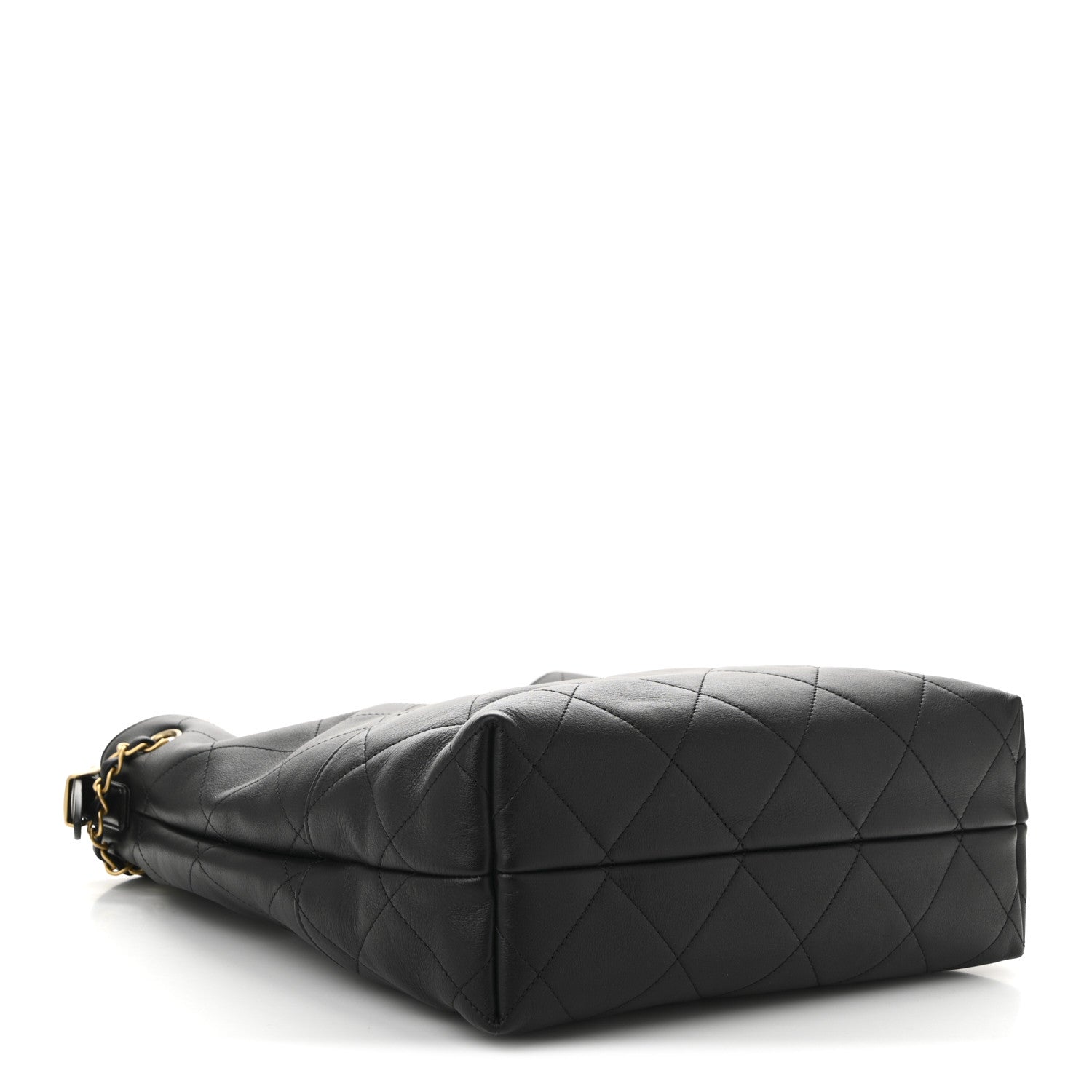 Chanel Calfskin Stitched Hobo Black 4 of 10