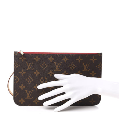 Louis Vuitton Monogram Neverfull MM GM Pochette Cherry 2 of 7