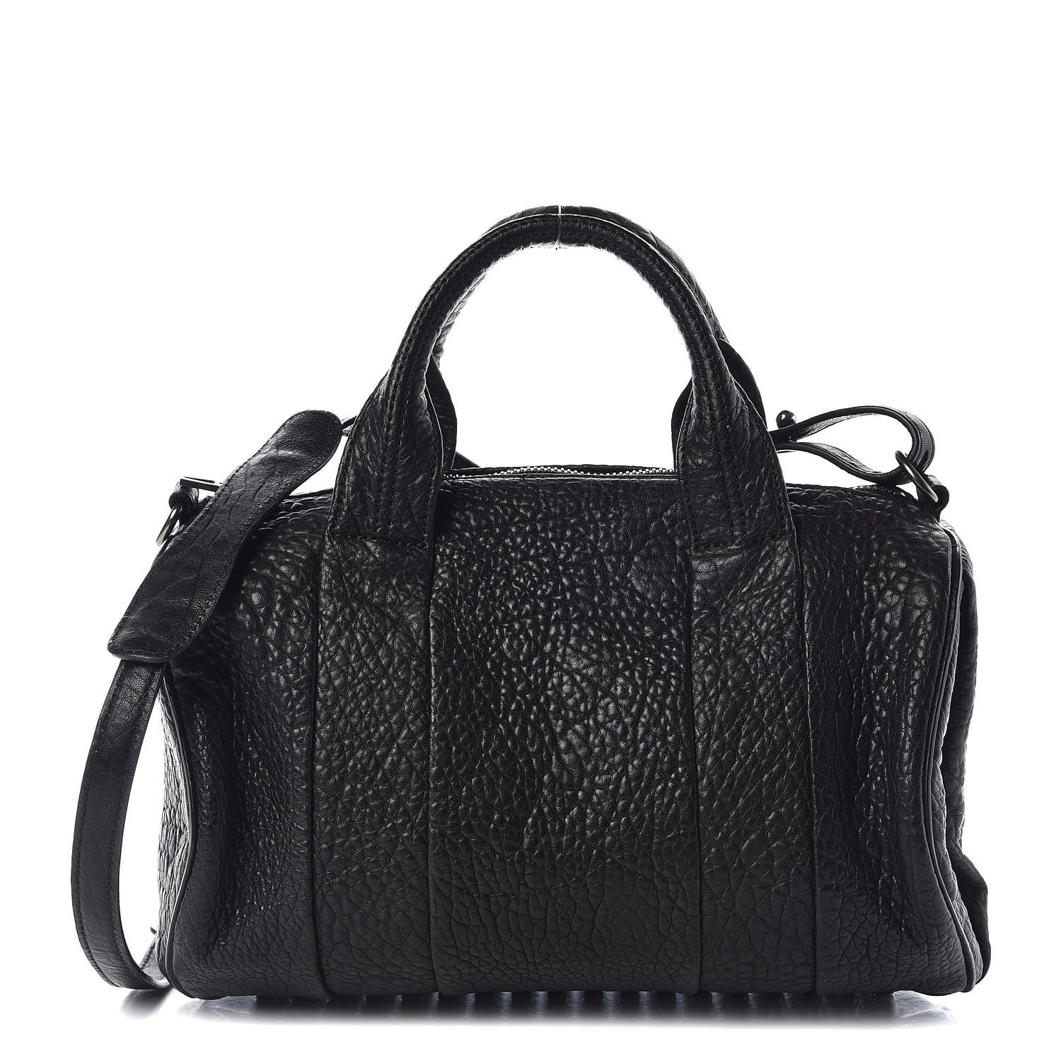 Alexander Wang Pebbled Lambskin Rocco Black Nickel Hardware 1 of 8