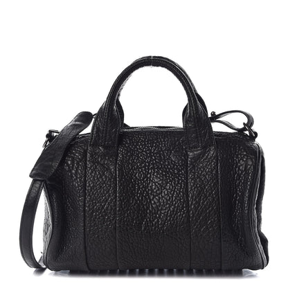 Alexander Wang Pebbled Lambskin Rocco Black Nickel Hardware 1 of 8