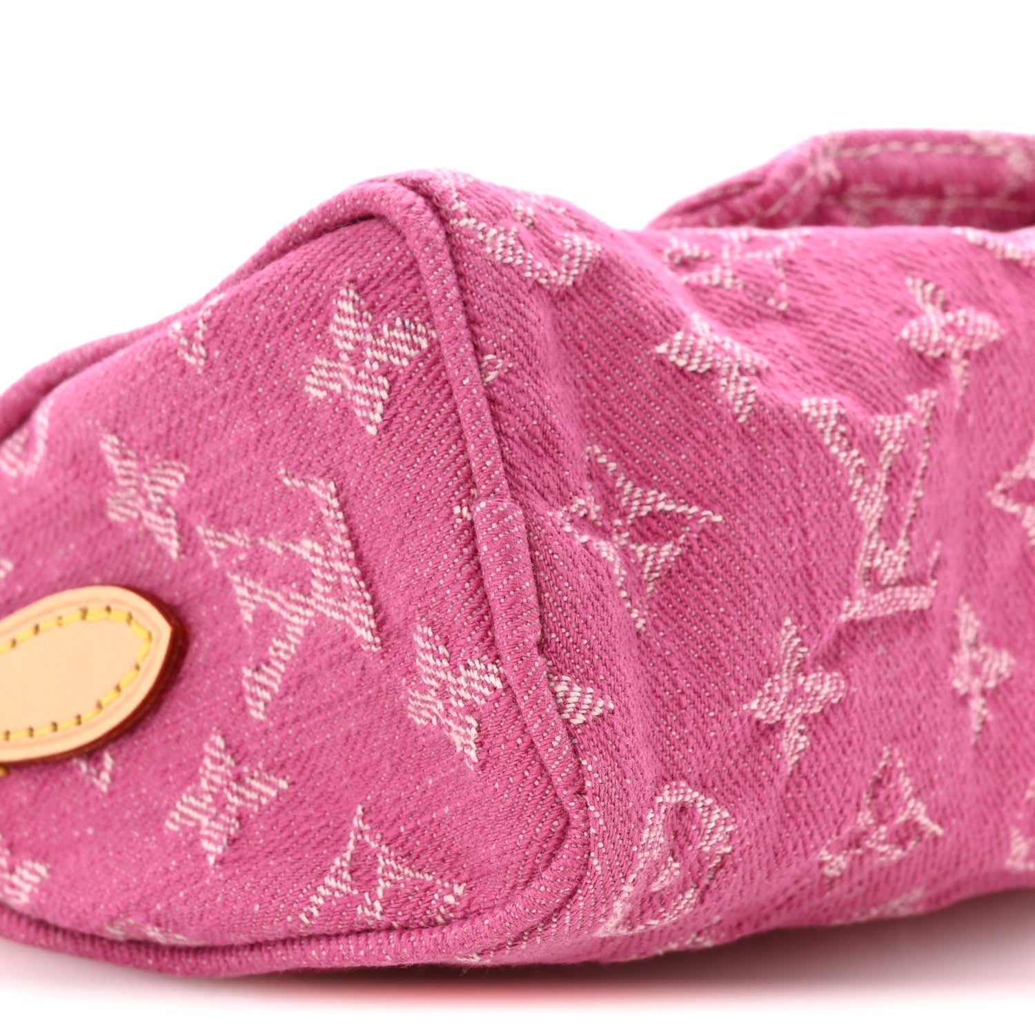 Louis Vuitton Monogram Denim Nano Speedy Fuchsia 7 of 9
