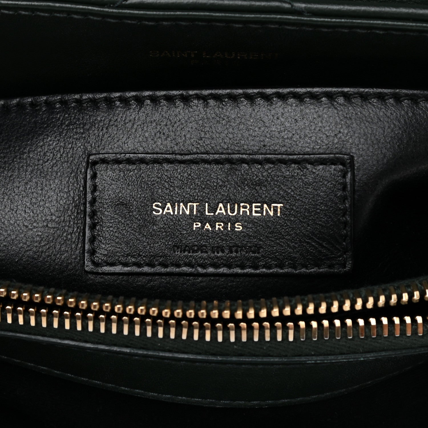 Saint Laurent Calfskin Y Quilted Monogram Small Loulou Chain Satchel Olive 6 of 12