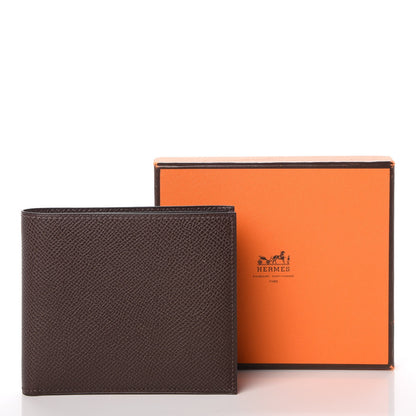 Hermes Epsom MC2 Copernic Compact Wallet Chocolate 8 of 8