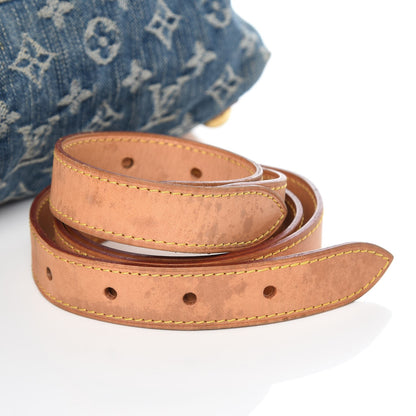 Louis Vuitton Monogram Denim Baggy PM Blue 9 of 10